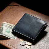 ブライドルレザー/ダークネイビー | 二つ折り 財布 イタリアンレザー プレゼント スキミング防止機能付 | MURA