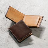 イタリアンレザー/ダークブラウン | 二つ折り 財布 イタリアンレザー プレゼント スキミング防止機能付 | MURA