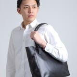 ダークネイビー | トートバッグ シンプル 本革 プレゼント カウレザー 大容量 | MURA