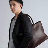 ダークブラウン | トートバッグ シンプル 本革 プレゼント カウレザー 大容量 | MURA