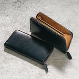 イタリアンレザー/ネイビー | 長財布 イタリアンレザー YKK | MURA