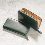 イタリアンレザー/グリーン | 長財布 イタリアンレザー YKK | MURA