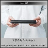 長財布 ラウンドファスナー プレゼント コードバン調 カーボン レザー | MURA | 詳細画像9