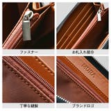 長財布 ラウンドファスナー プレゼント コードバン調 カーボン レザー | MURA | 詳細画像17