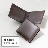 二つ折り財布 本革 ゴートレザー プレゼント 隠しポケット付 スリム お札入れ | MURA | 詳細画像4 