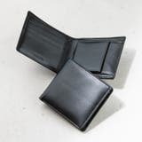 ブラックB | 二つ折り財布 本革 ゴートレザー プレゼント 隠しポケット付 スリム | MURA