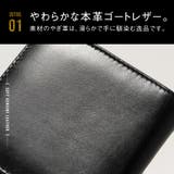 二つ折り財布 本革 ゴートレザー プレゼント 隠しポケット付 スリム | MURA | 詳細画像8