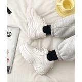 ホワイト | 厚底 シンプル ボリュームスニーカー 1966/1488 | Shoes in Closet