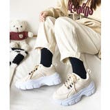 アイボリー | 厚底 ボリュームソール ダッドスニーカー 1497 | Shoes in Closet