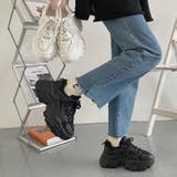 軽量厚底 凹凸ソール  ボリューム / ダッドスニーカー 1807 | Shoes in Closet | 詳細画像1 