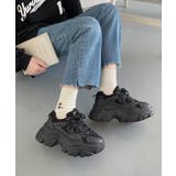 軽量厚底 凹凸ソール  ボリューム / ダッドスニーカー 1807 | Shoes in Closet | 詳細画像7 