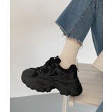 軽量厚底 凹凸ソール  ボリューム / ダッドスニーカー 1807 | Shoes in Closet | 詳細画像8 