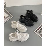 軽量厚底 凹凸ソール  ボリューム / ダッドスニーカー 1807 | Shoes in Closet | 詳細画像10 