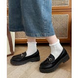 厚底タンクソール ステッチ入り ビットローファー 1867 | Shoes in Closet | 詳細画像4 
