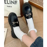 厚底タンクソール ステッチ入り ビットローファー 1867 | Shoes in Closet | 詳細画像5 