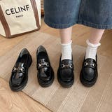 厚底タンクソール ステッチ入り ビットローファー 1867 | Shoes in Closet | 詳細画像1 