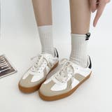 ベージュ | ベーシック ジャーマントレーナータイプ スニーカー 1947 | Shoes in Closet