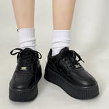 厚底 プラットフォーム コートタイプ スニーカー 2428 | Shoes in Closet | 詳細画像7 