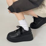 厚底 プラットフォーム コートタイプ スニーカー 2428 | Shoes in Closet | 詳細画像4 