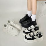 厚底 プラットフォーム コートタイプ スニーカー 2428 | Shoes in Closet | 詳細画像3 