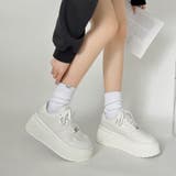 厚底 プラットフォーム コートタイプ スニーカー 2428 | Shoes in Closet | 詳細画像10 