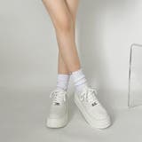 厚底 プラットフォーム コートタイプ スニーカー 2428 | Shoes in Closet | 詳細画像11 