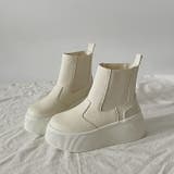 厚底 プラットフォーム スニーカーライク サイドゴア ブーツ 2444 | Shoes in Closet | 詳細画像11 