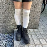 厚底 プラットフォーム レースアップ ワークブーツ 2458 | Shoes in Closet | 詳細画像3 