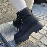 厚底 プラットフォーム レースアップ ワークブーツ 2458 | Shoes in Closet | 詳細画像9 
