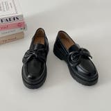 軽量厚底 2段ソール ビッグ リボン ローファー 2460 | Shoes in Closet | 詳細画像14