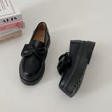 軽量厚底 2段ソール ビッグ リボン ローファー 2460 | Shoes in Closet | 詳細画像8