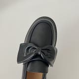 軽量厚底 2段ソール ビッグ リボン ローファー 2460 | Shoes in Closet | 詳細画像17