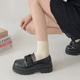 軽量厚底 2段ソール ビッグ リボン ローファー 2460 | Shoes in Closet | 詳細画像10