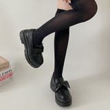 軽量厚底 2段ソール ビッグ リボン ローファー 2460 | Shoes in Closet | 詳細画像6