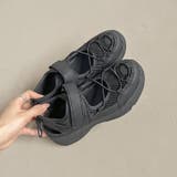 超軽量 厚底 メッシュ ベルクロ スニーカー サンダル 2466 | Shoes in Closet | 詳細画像7 