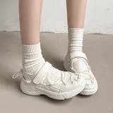 超軽量 厚底 メッシュ ベルクロ スニーカー サンダル 2466 | Shoes in Closet | 詳細画像12 