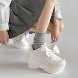 ホワイト | 軽量厚底 2WAY ボリューム | Shoes in Closet