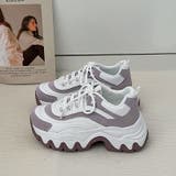 厚底 バイカラー チャンキーソール ボリュームスニーカー 2482 | Shoes in Closet | 詳細画像15