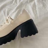 軽量厚底 チャンキー レースアップ デザインローファー 2483 | Shoes in Closet | 詳細画像20 