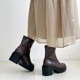 軽量厚底 ヒールアップ  フィット ストレッチ ショートブーツ 2643 | Shoes in Closet | 詳細画像10 