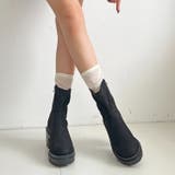 軽量厚底 ヒールアップ  フィット ストレッチ ショートブーツ 2643 | Shoes in Closet | 詳細画像15 