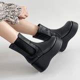 ブラック | 《#防菌》 厚底 プラットフォーム | Shoes in Closet