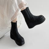 ブラック/スウェード | 《#防菌》 厚底 プラットフォーム | Shoes in Closet