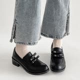 超軽量厚底 ダブル リボン ローファー 2646 | Shoes in Closet | 詳細画像4 