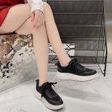 厚底 ボリューム プラットフォーム  レースアップ スニーカー2765 | Shoes in Closet | 詳細画像3 