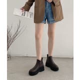 【新色入荷】軽量厚底 サイドゴア ショートブーツ 2808 | Shoes in Closet | 詳細画像4 