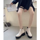 【新色入荷】軽量厚底 サイドゴア ショートブーツ 2808 | Shoes in Closet | 詳細画像7 