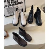【新色入荷】軽量厚底 サイドゴア ショートブーツ 2808 | Shoes in Closet | 詳細画像12 
