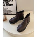 【新色入荷】軽量厚底 サイドゴア ショートブーツ 2808 | Shoes in Closet | 詳細画像9 
