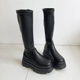 厚底トリプルソール プレーン ストレッチ ロング ブーツ 2895 | Shoes in Closet | 詳細画像9